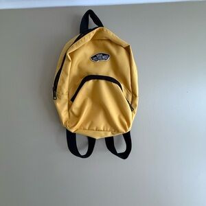 Vintage Vans mini yellow backpack